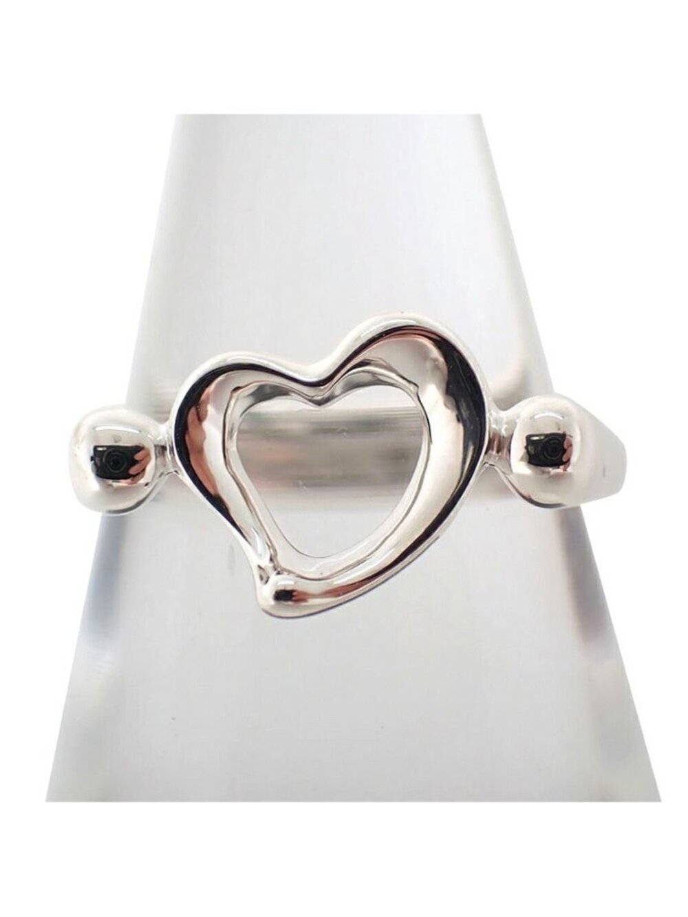 Tiffany & Co 925 Open Heart Ring